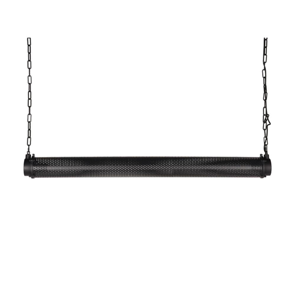 LABEL51 Hanglamp Tube - Zwart Metaal - 130x13x13cm