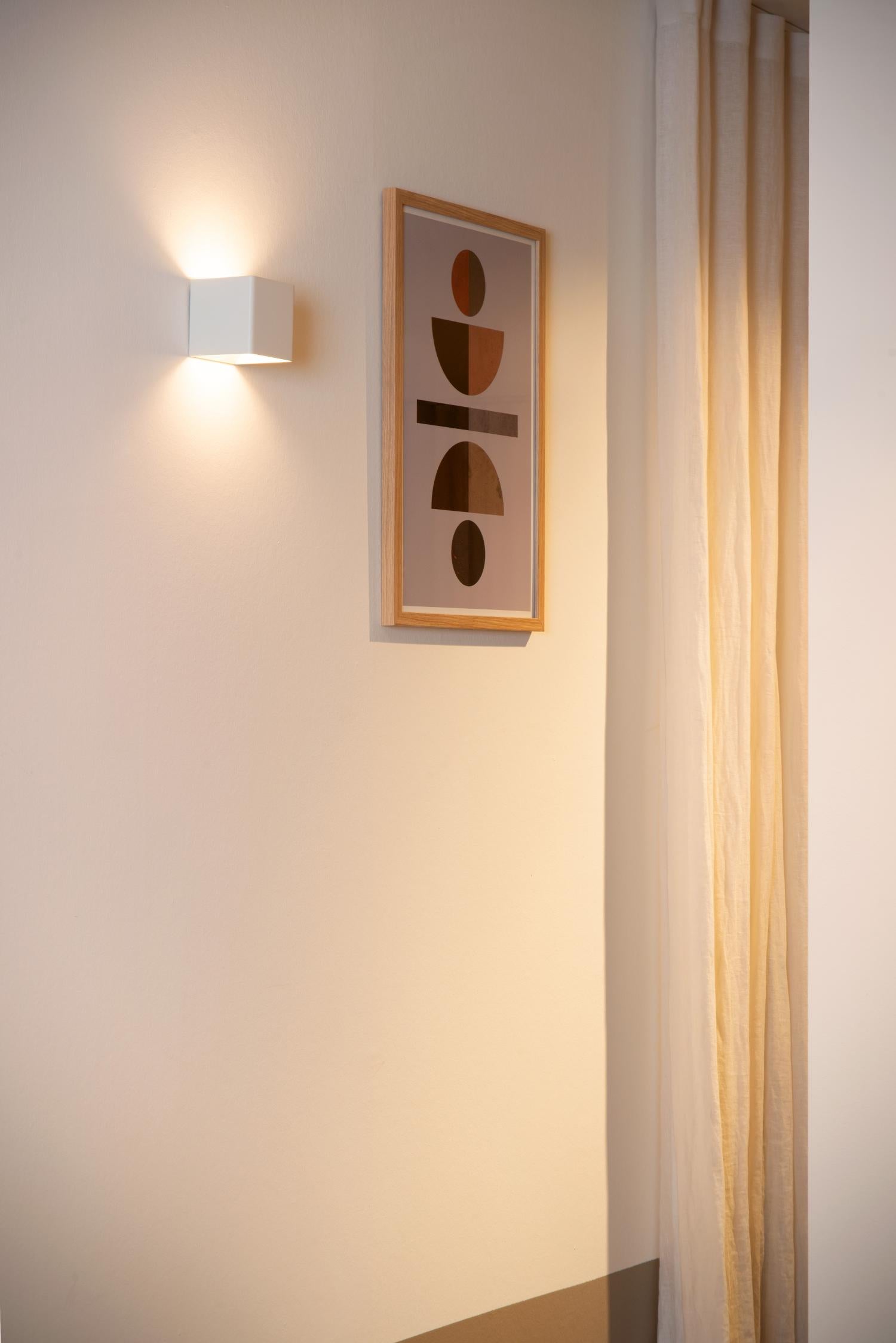 Lucide wandlamp VERTIGO - Geïntegreerde LED - Wit