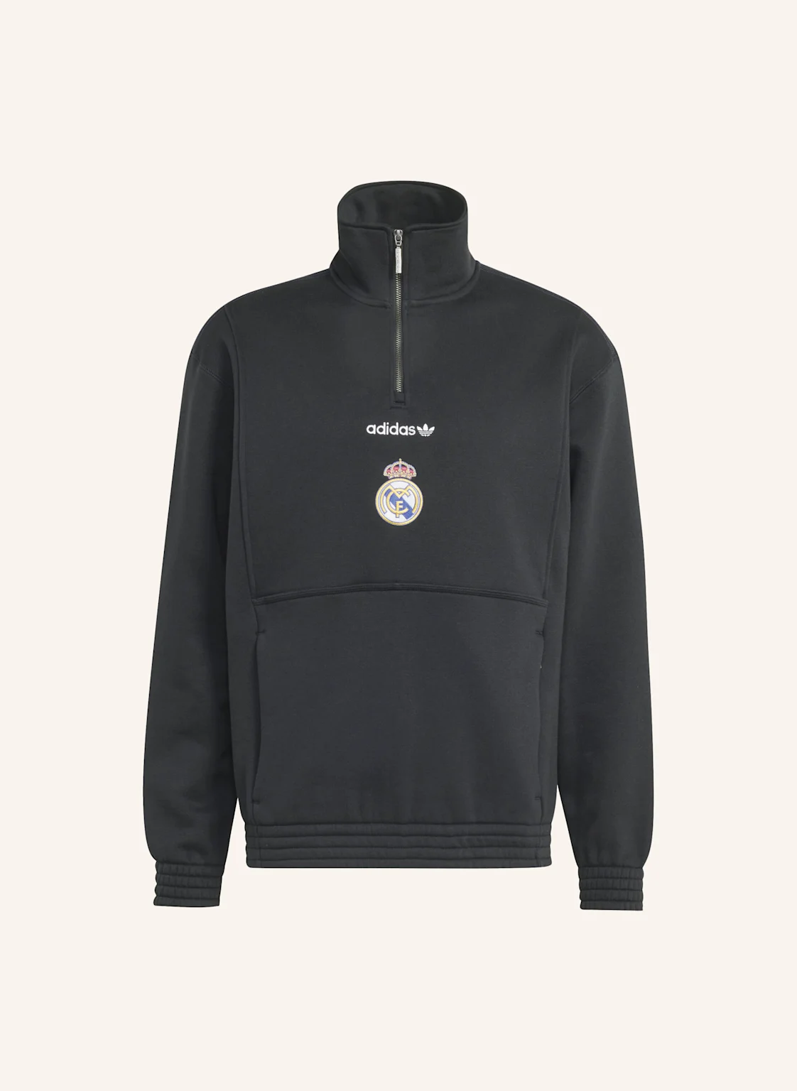 adidas REAL MADRID EQT OBERTEIL, REISSVERSCHLUSS BIS ZUR BRUST