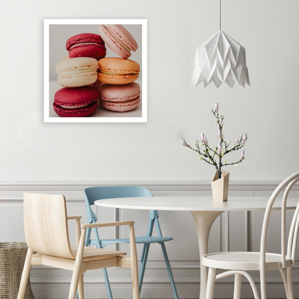 Feeby Obraz na płótnie Apetyczne makaroniki 30x30
