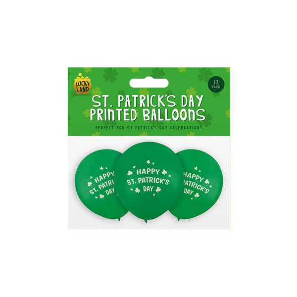 Lucky Land St Pats. Day Printed Balloons