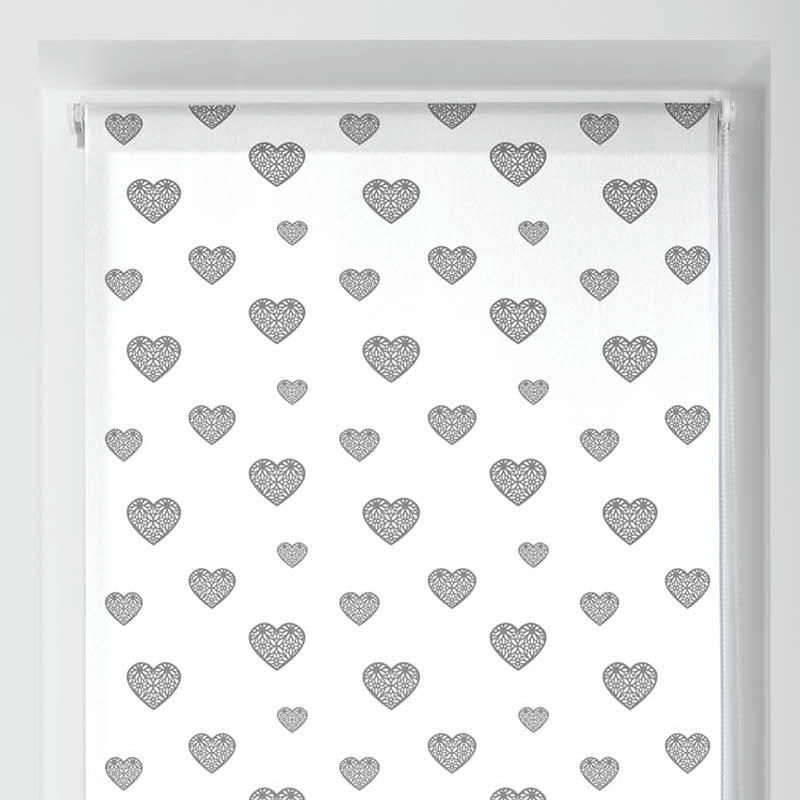 PICCOLINO - Store enrouleur tamisant argent 60x90cm