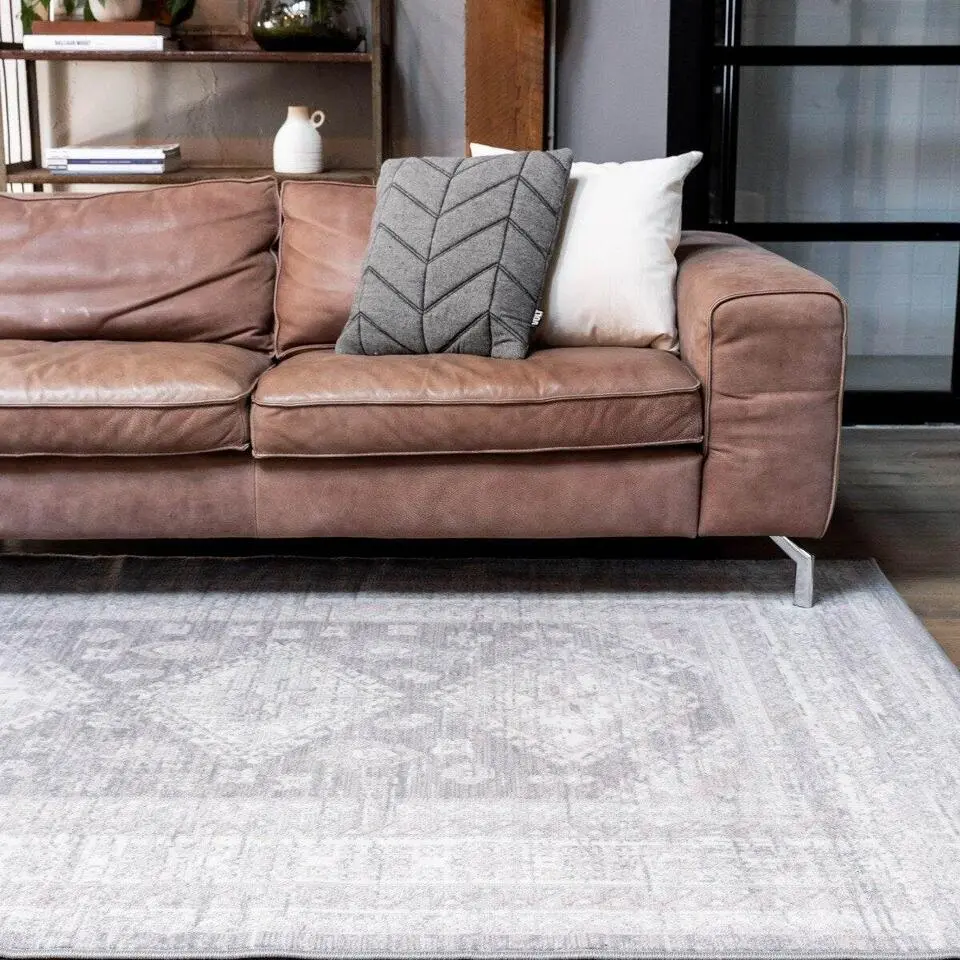 Interieur05 Vintage Vloerkleed Aila Grijs/Roze - 280 x 190 cm