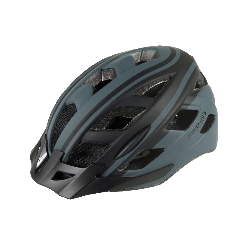 Casque Urban Light LED gris 58 à 61 cm