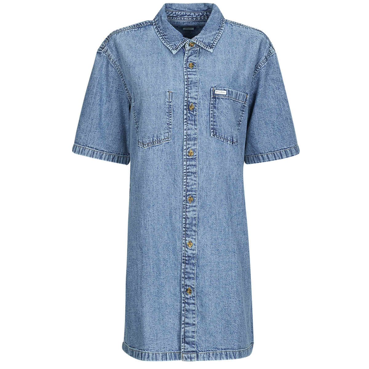 Guess - OVERSIZE SS DRESS - Jean