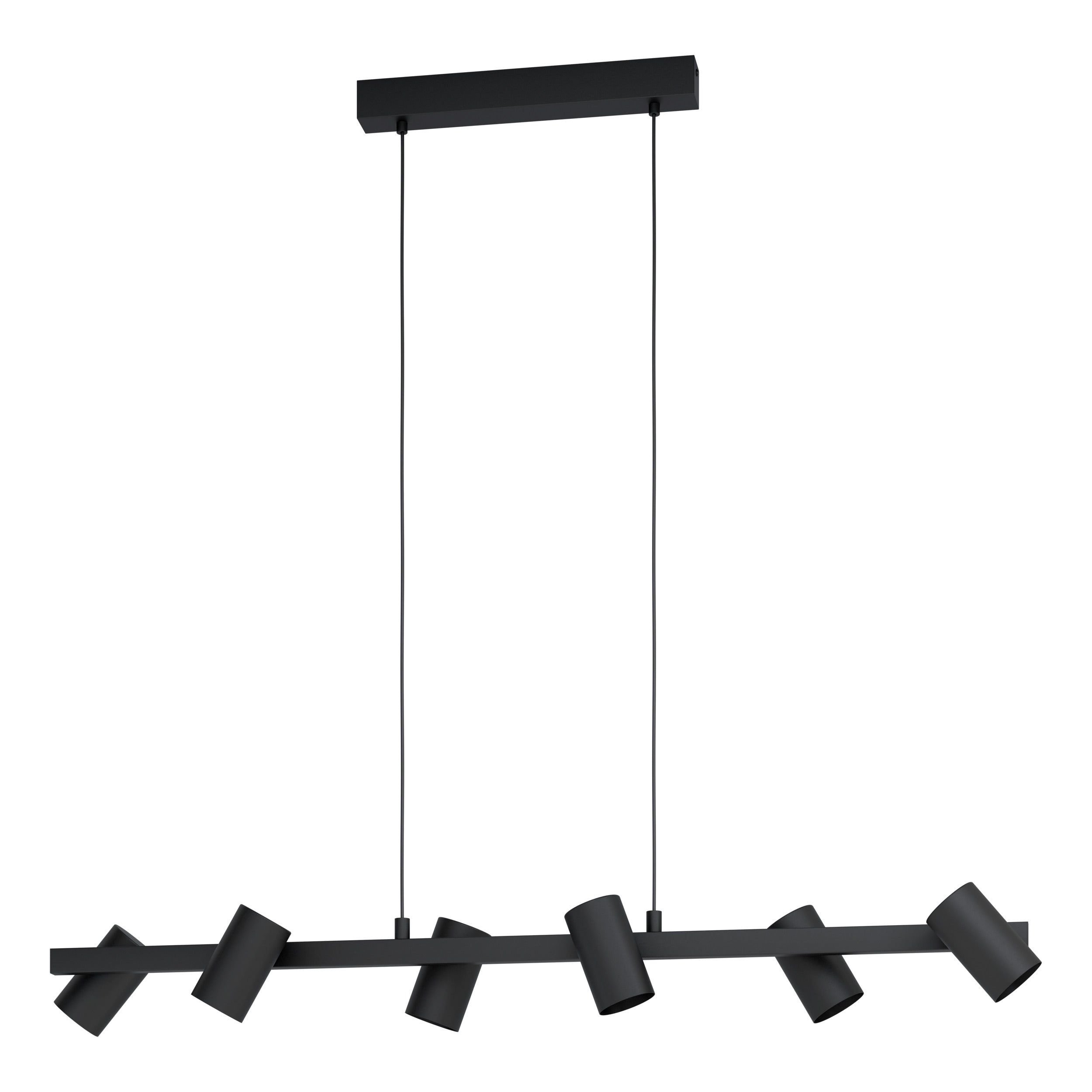 EGLO hanglamp Gatuela 1 - e14 - 116 cm - zwart