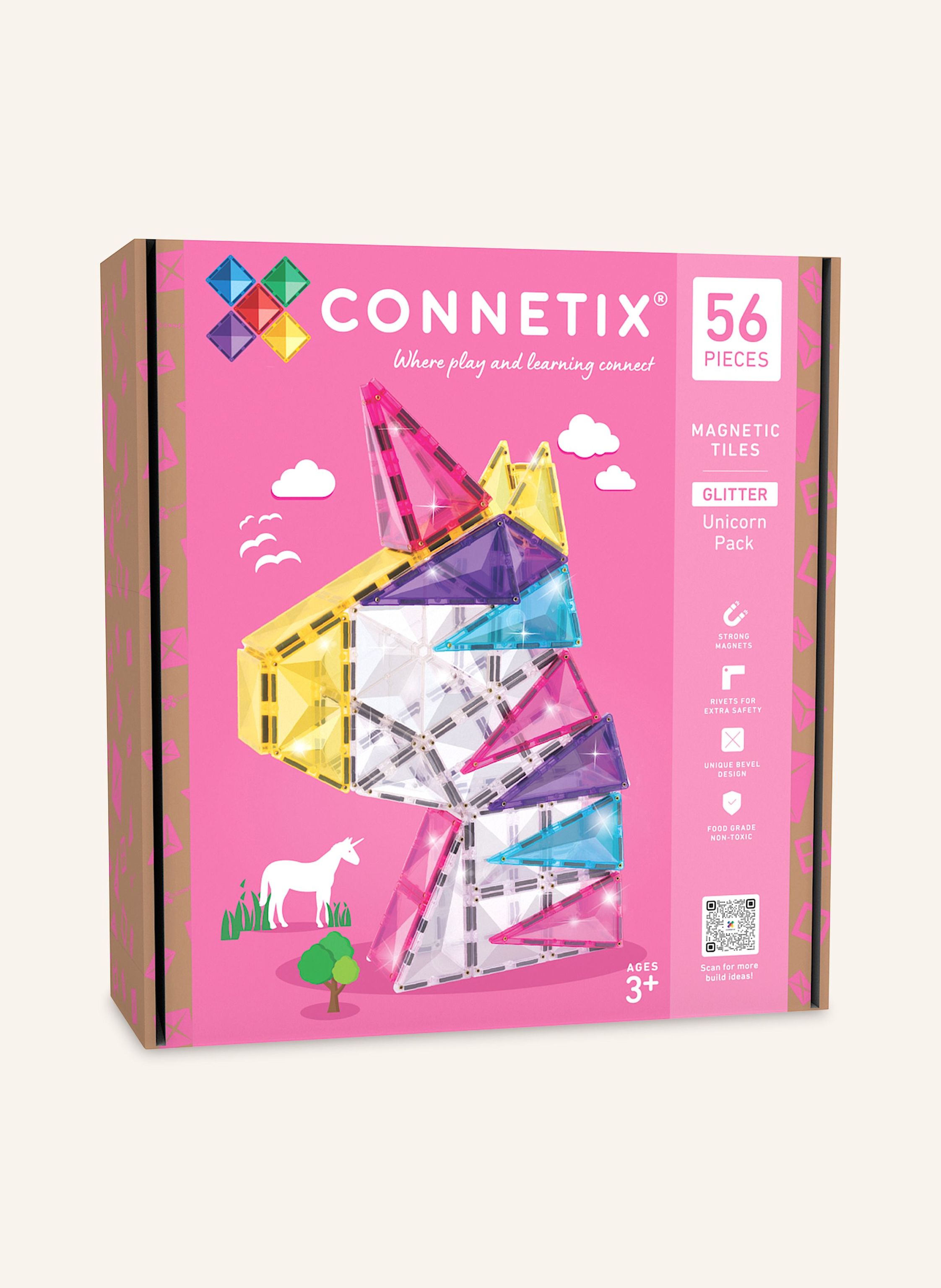 Connetix Glitter Einhorn-Set