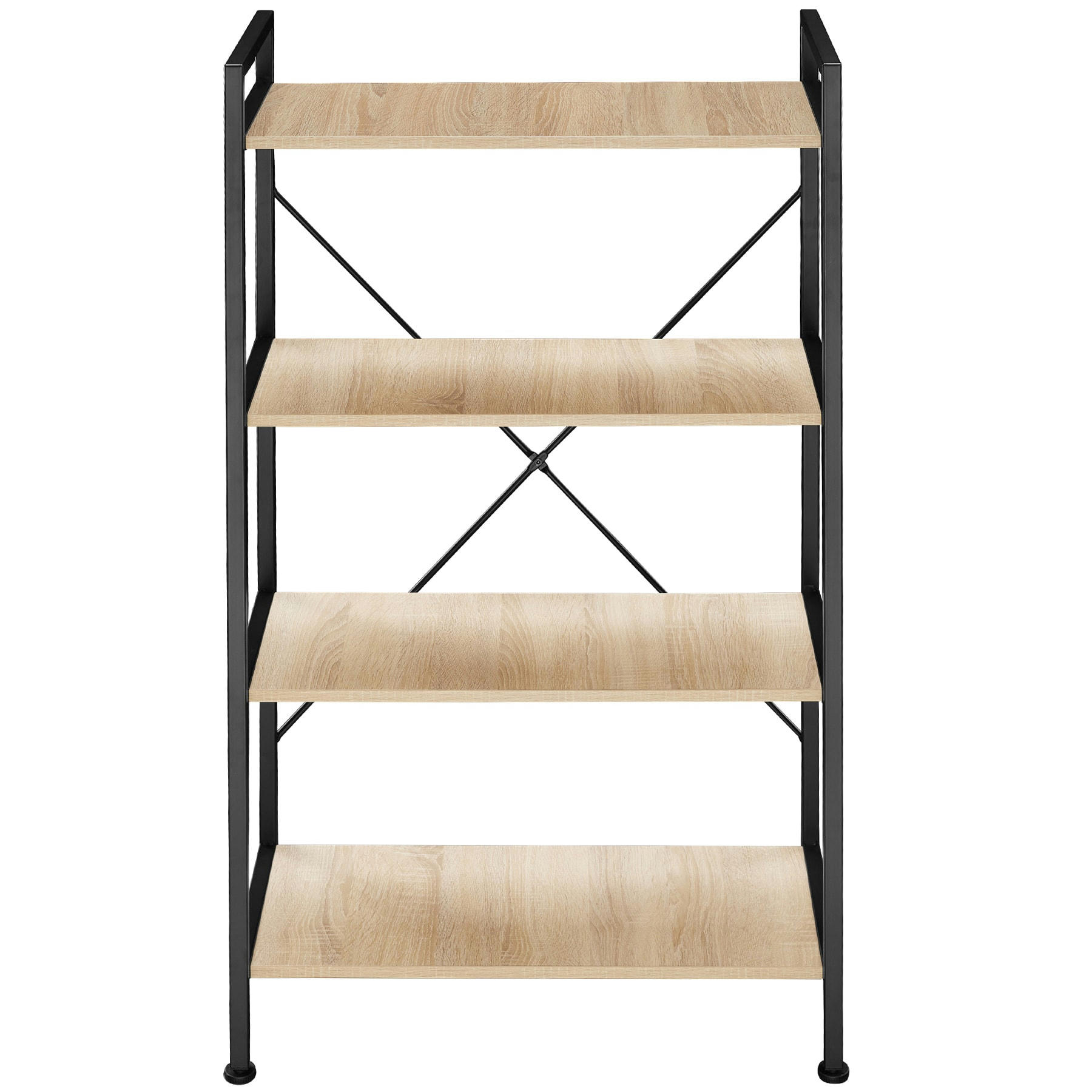 - Étagère Style industriel Bois clair industriel, Chêne Sonoma