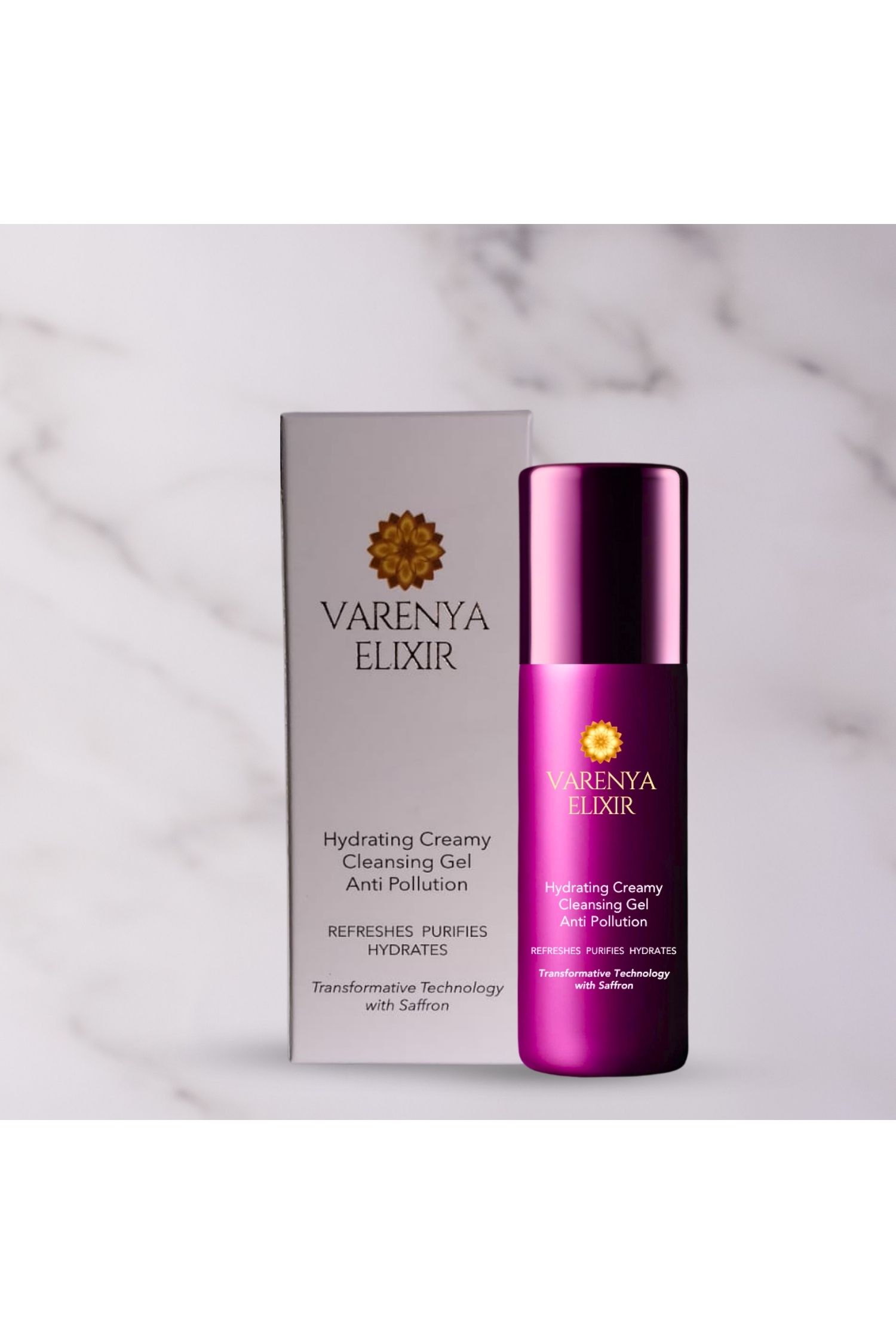 VARENYA ELIXIR Hydrating Creamy Cleansing Gel Anti Pollution – Gentle Face Cleanser