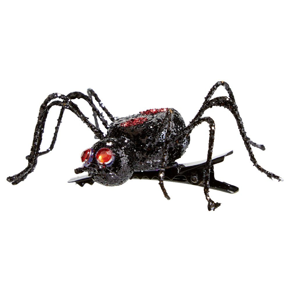 Barrette enfant Haloween décor araignée