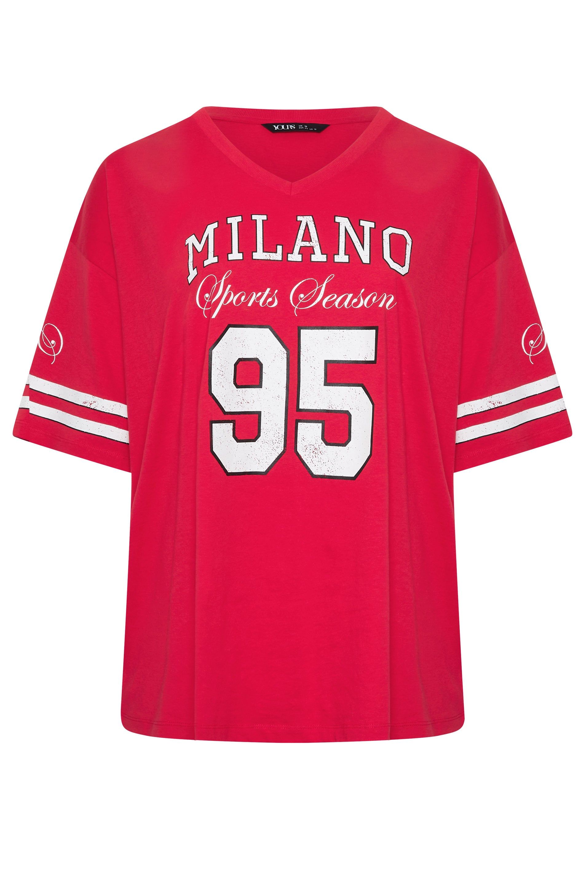 Yours Milano' Boxy Varsity T-Shirt