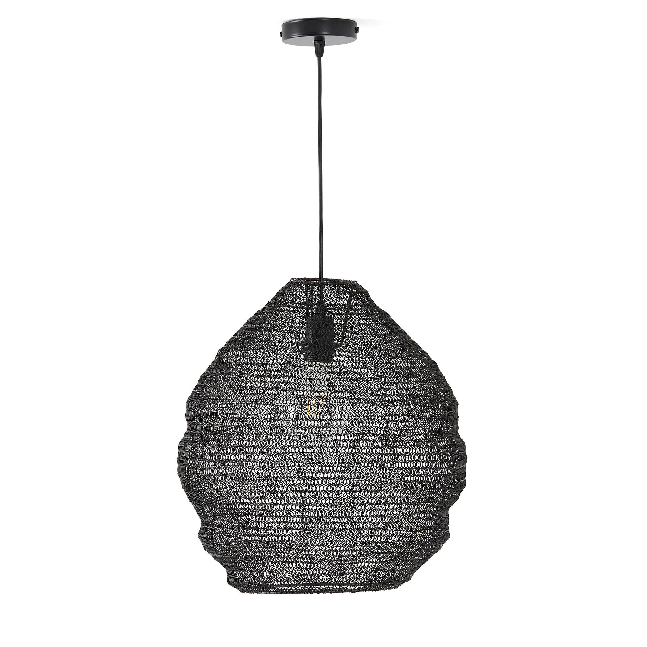 Suspension maille métal fer Ø40 cm, Mita