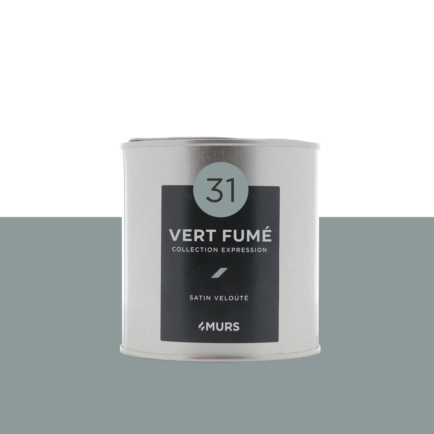 Expression Peinture Finition Peinture vert fumé Satiné 0,5 L