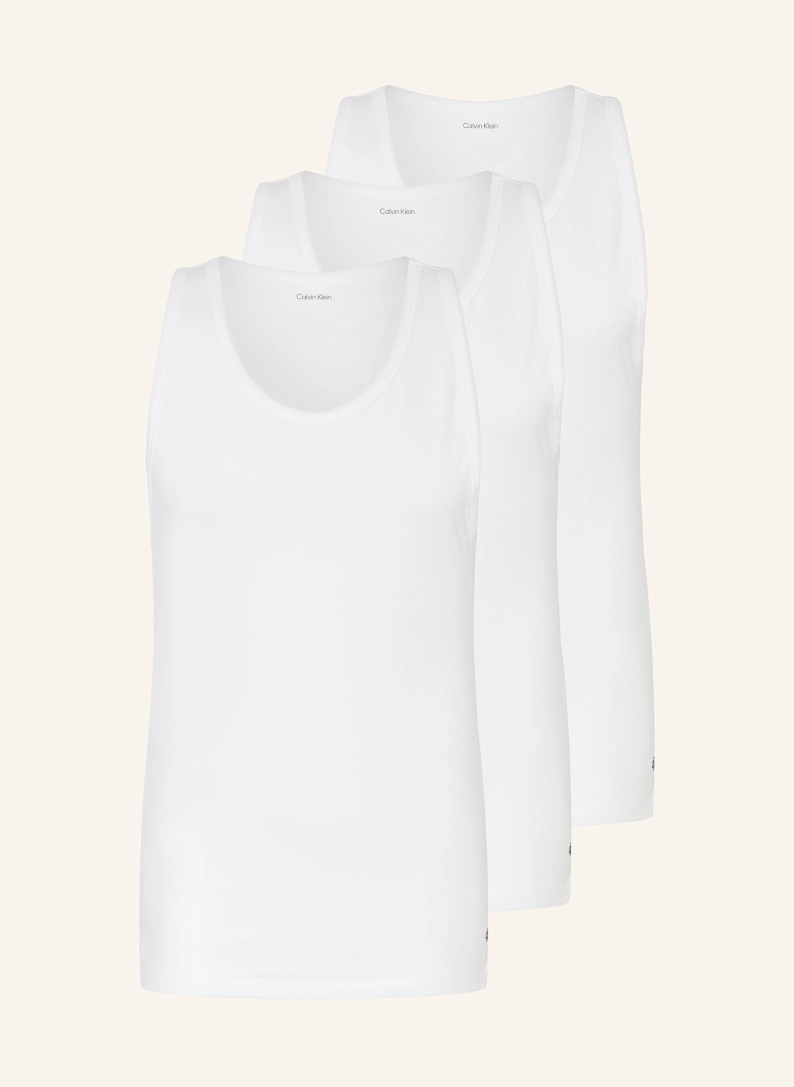 Calvin Klein 3er-Pack Unterhemden COTTON STRETCH BLEND