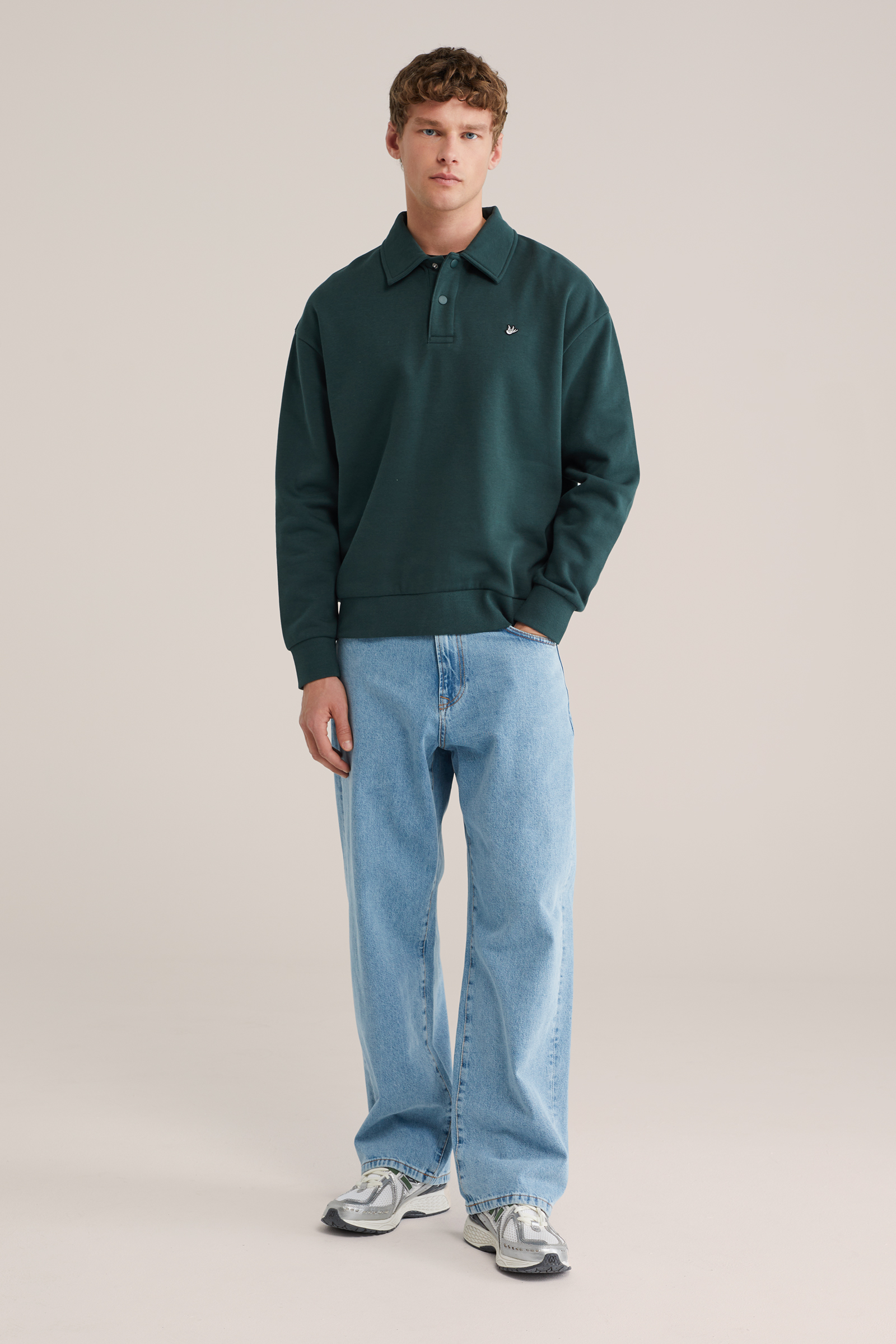 Heren regular fit polo met embroidery