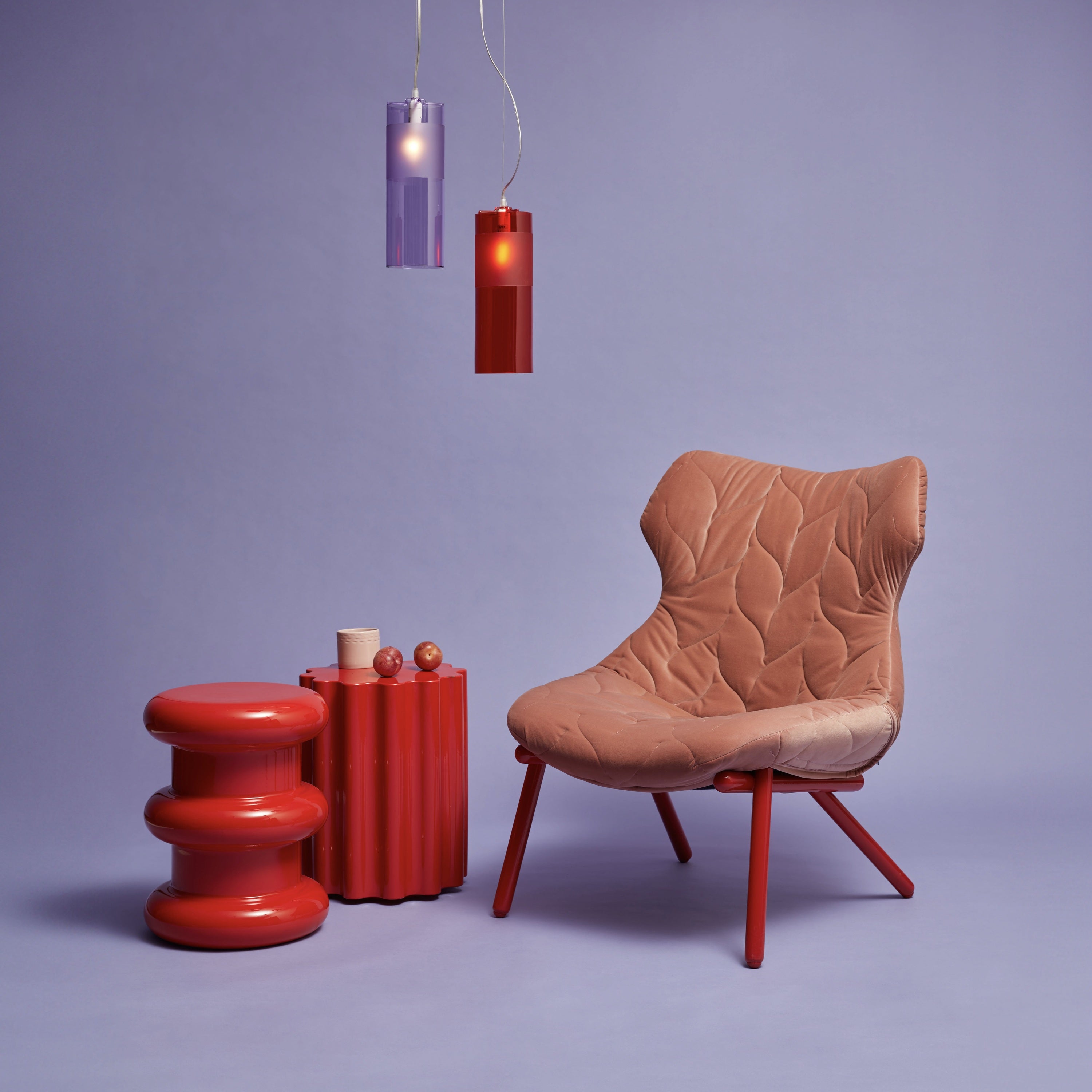 Kartell Colonna Bijzettafel - Rood