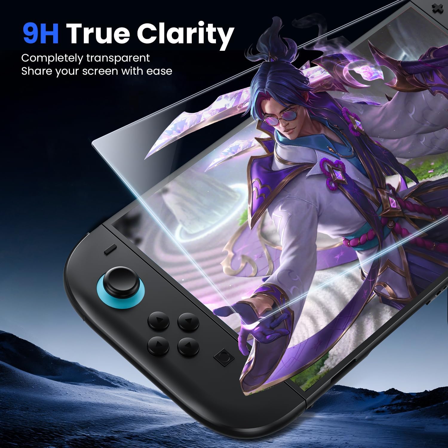WSKEN for Nintendo Switch 2 Screen Protector - Shatterproof Tempered Glass with Auto-Dust Removal, Zero Bubbles Auto-Alignment, Anti-Scratch Glass Film for Switch 2 (2025) Accessories, 2 PCS