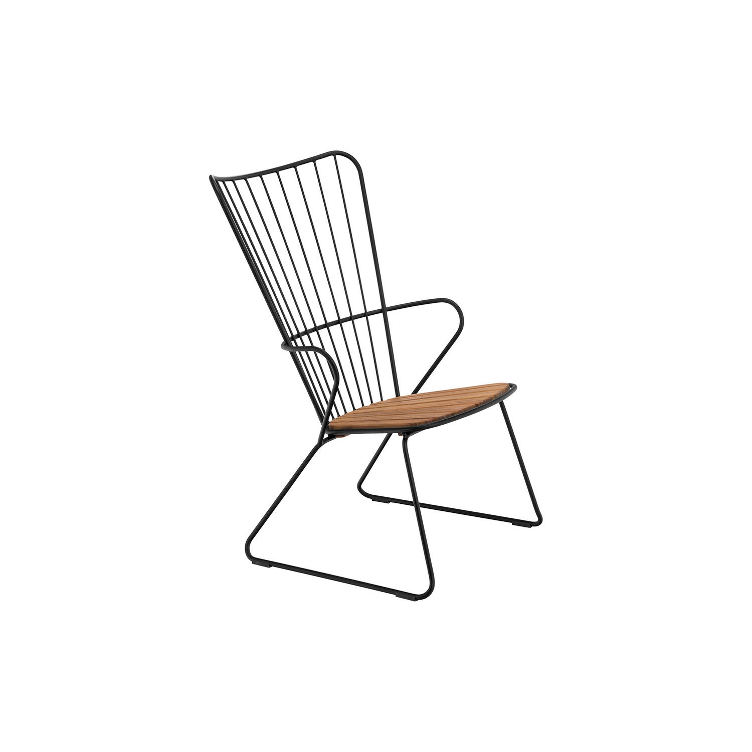 PAON loungestol, black