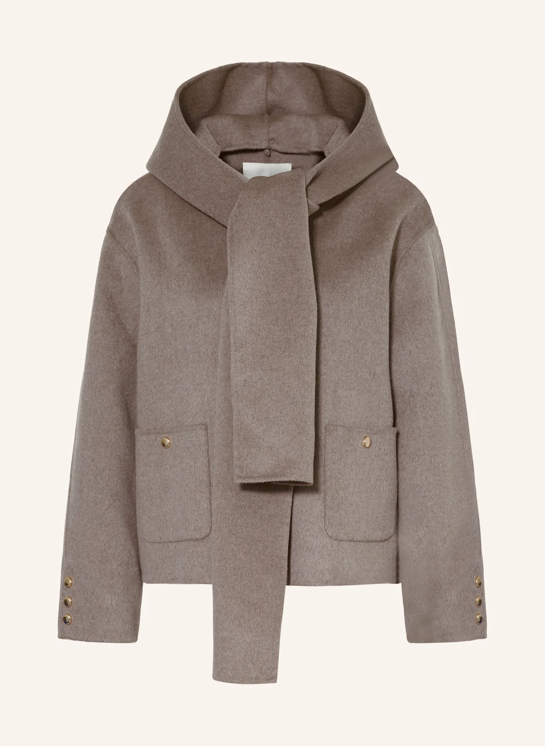 maje Jacke mit abnehmbarer Kapuze