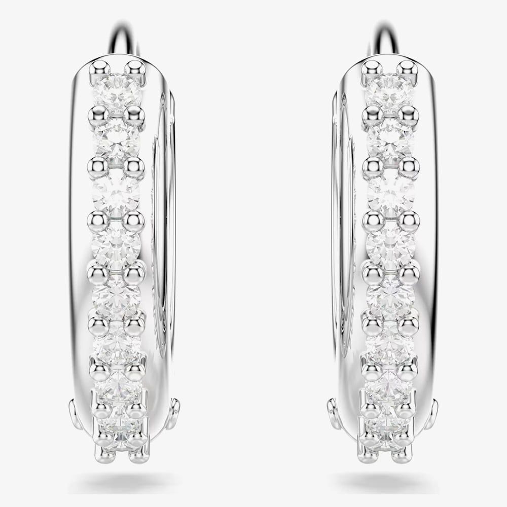 Swarovski Swarovski Matrix Tennis Crystal Hoop Earrings 5690670