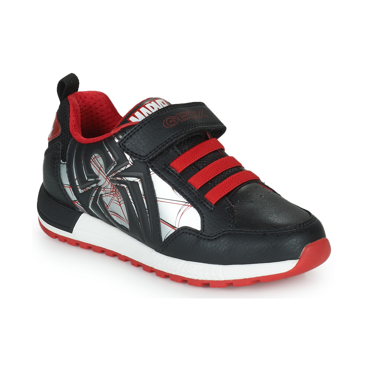 Geox - J ALBEN BOY D - Black / Red