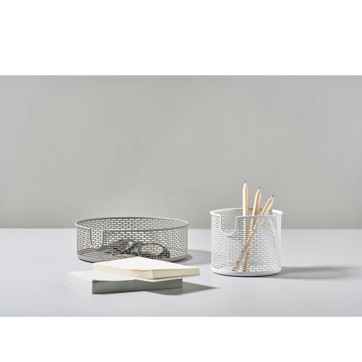 BATH - Panier en fer blanc