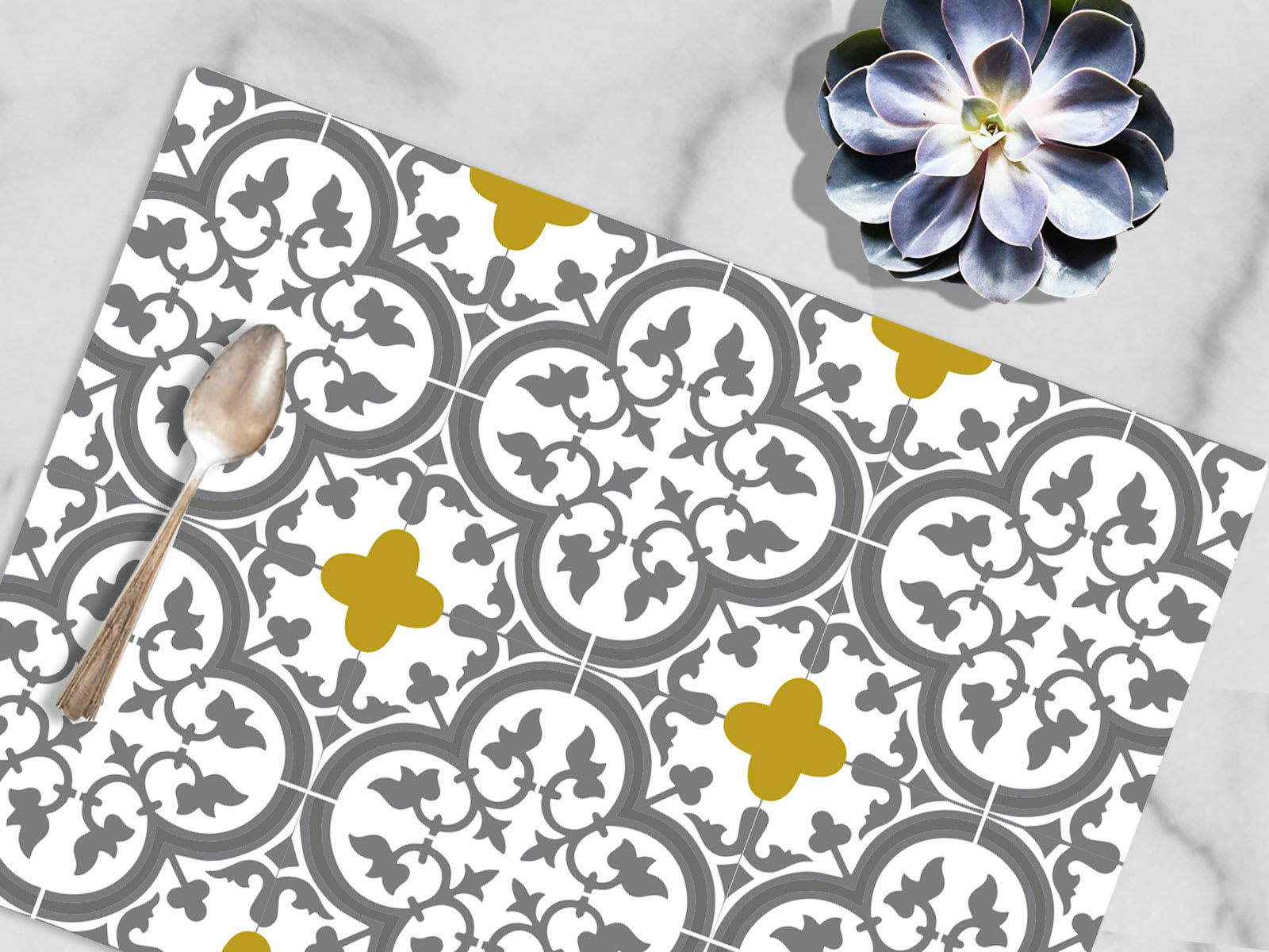 - Set de table tuileries safran 36x48cm