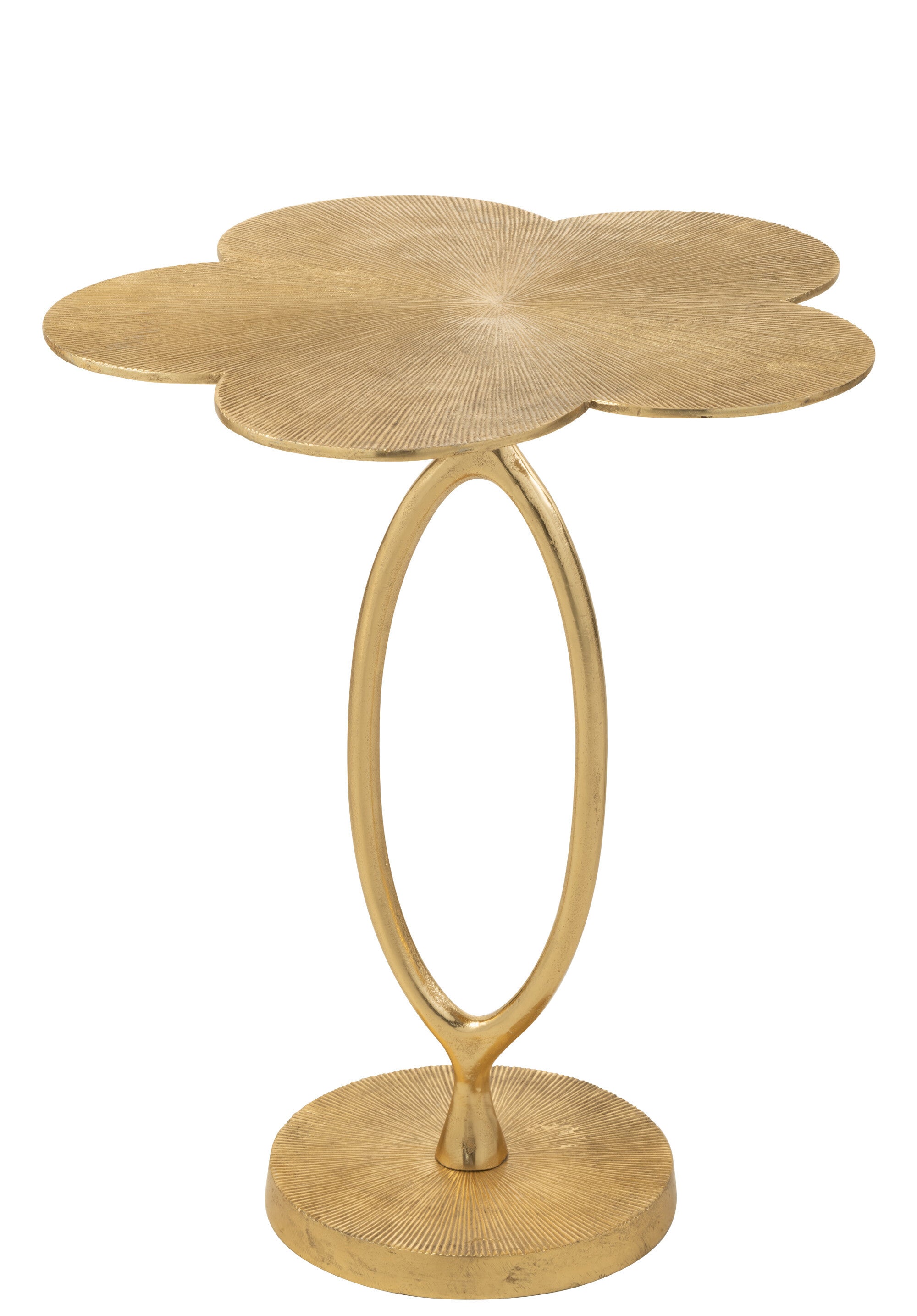 J-Line bijzettafel Tiana - aluminium - goud