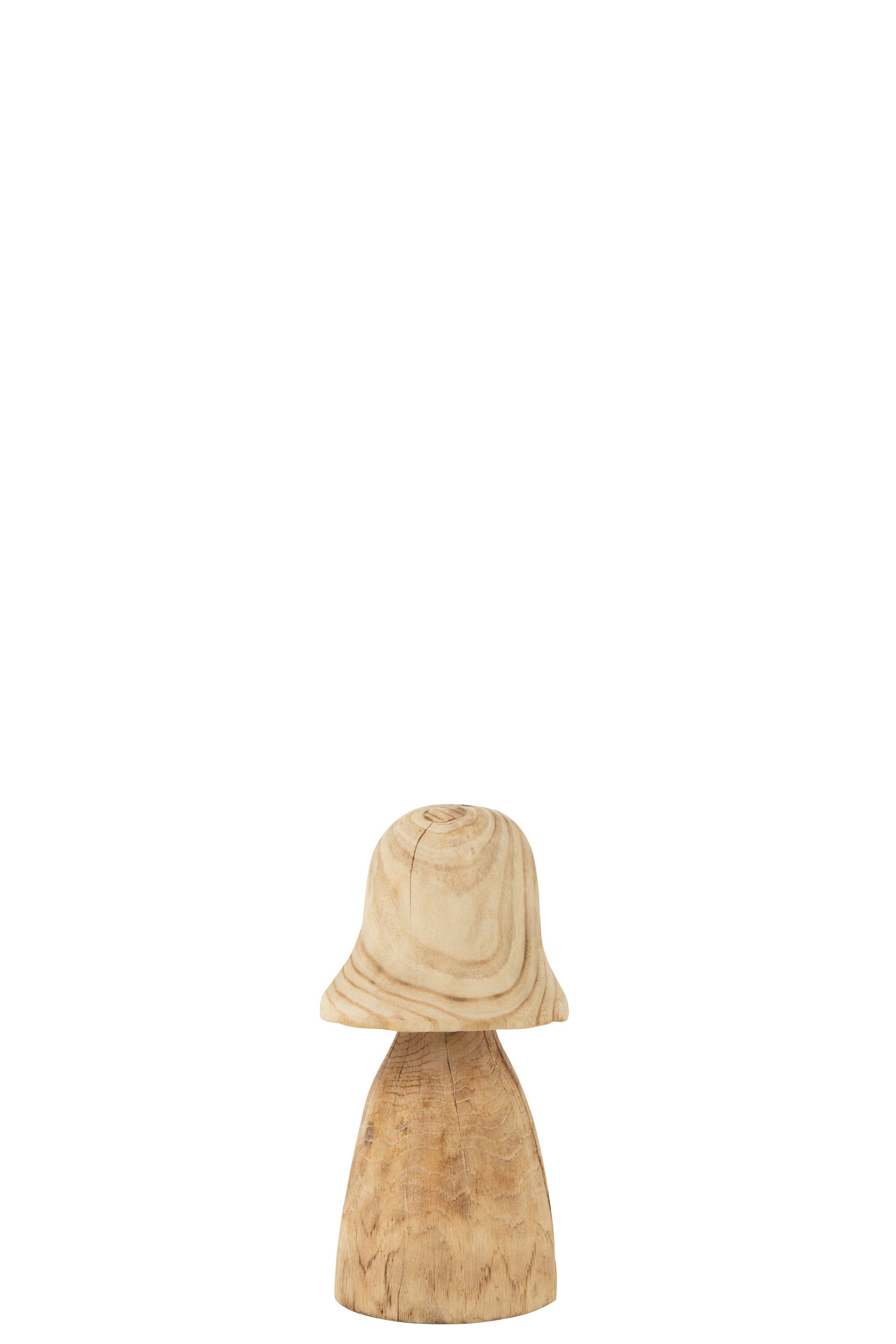 J-Line decoratie Paddenstoel Stolp - hout - naturel - small