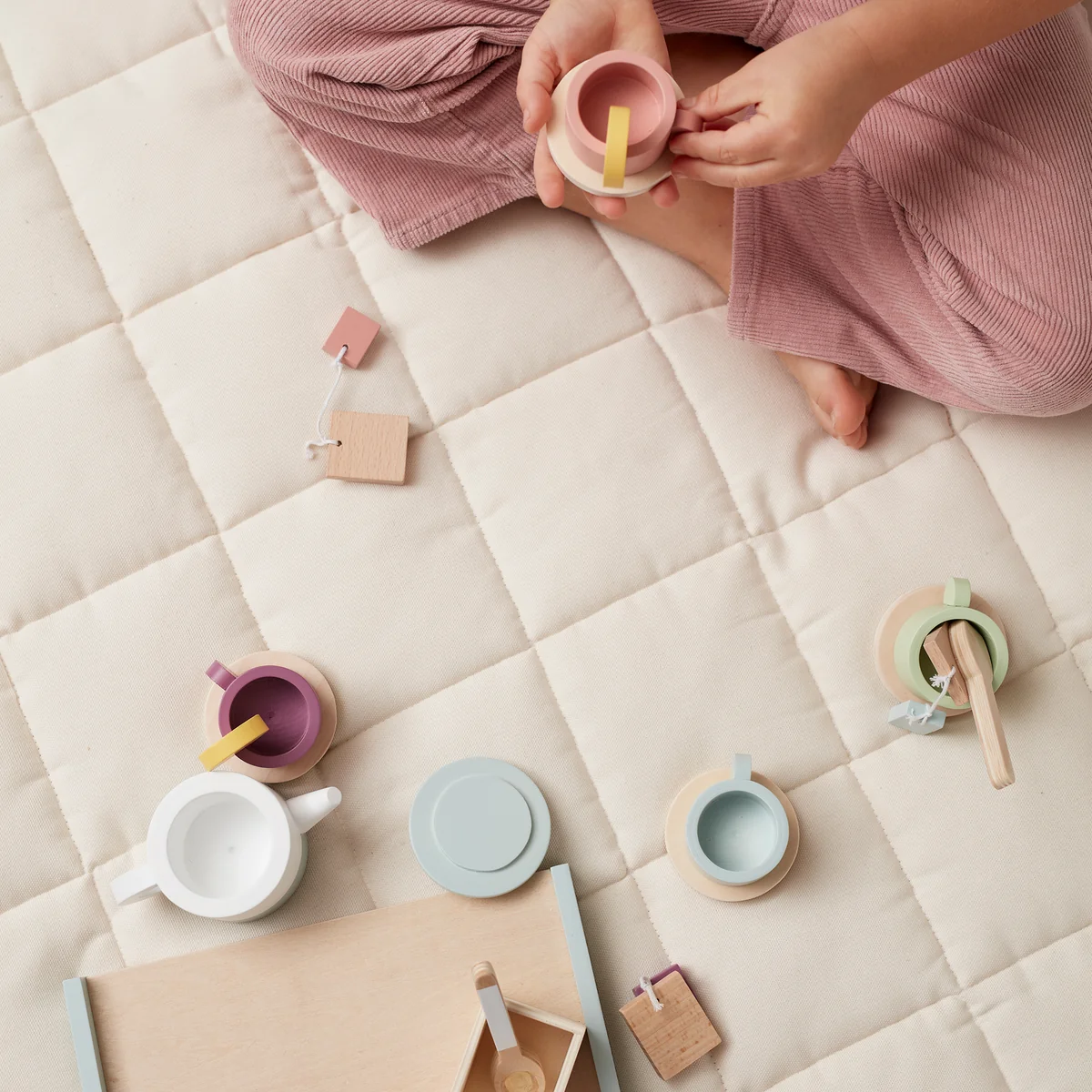 Kids Concept - Bistro Teeset, bunt (21er-Set)
