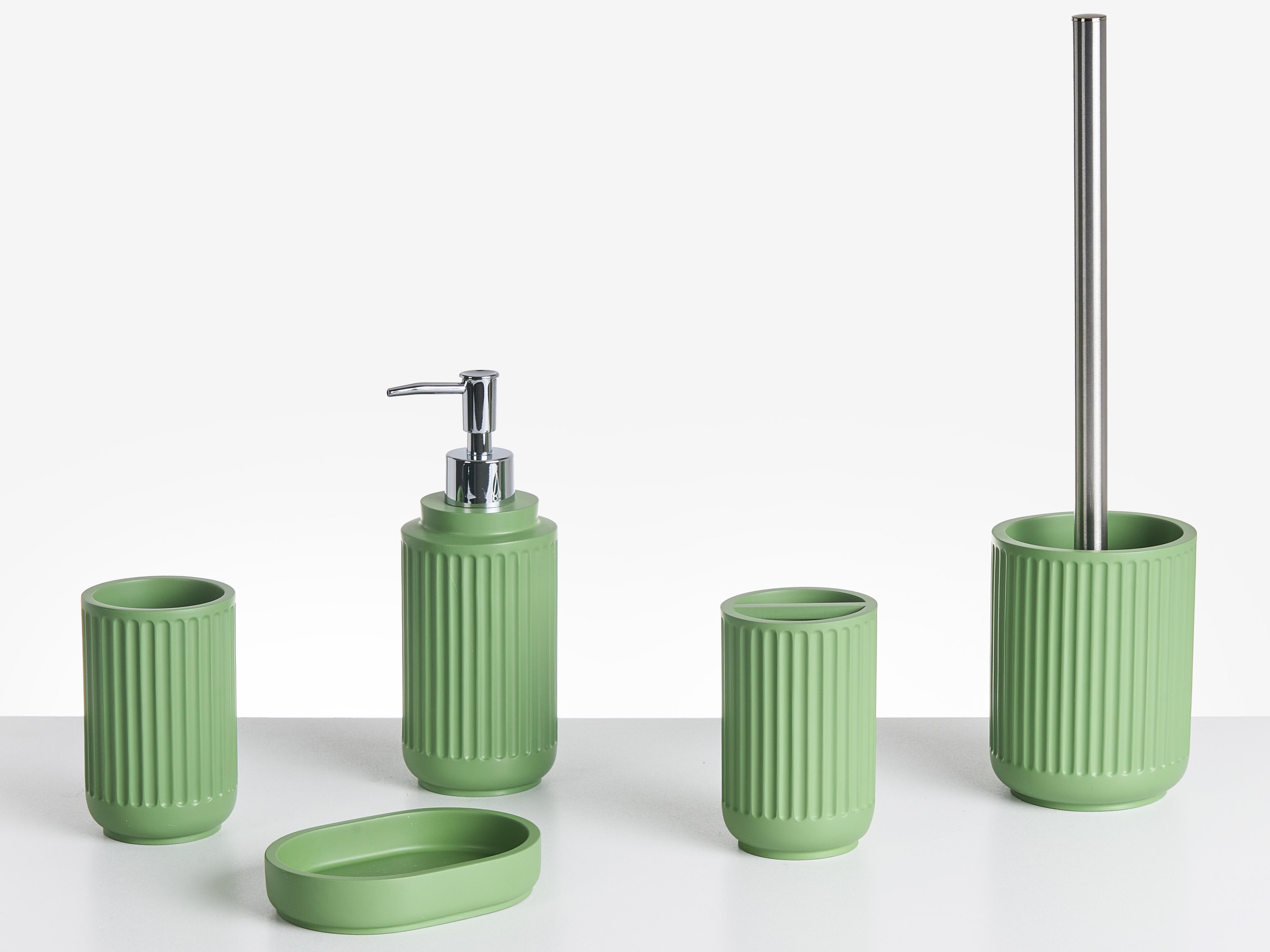 5-Piece Bathroom Accessories Set HUARMEY Green