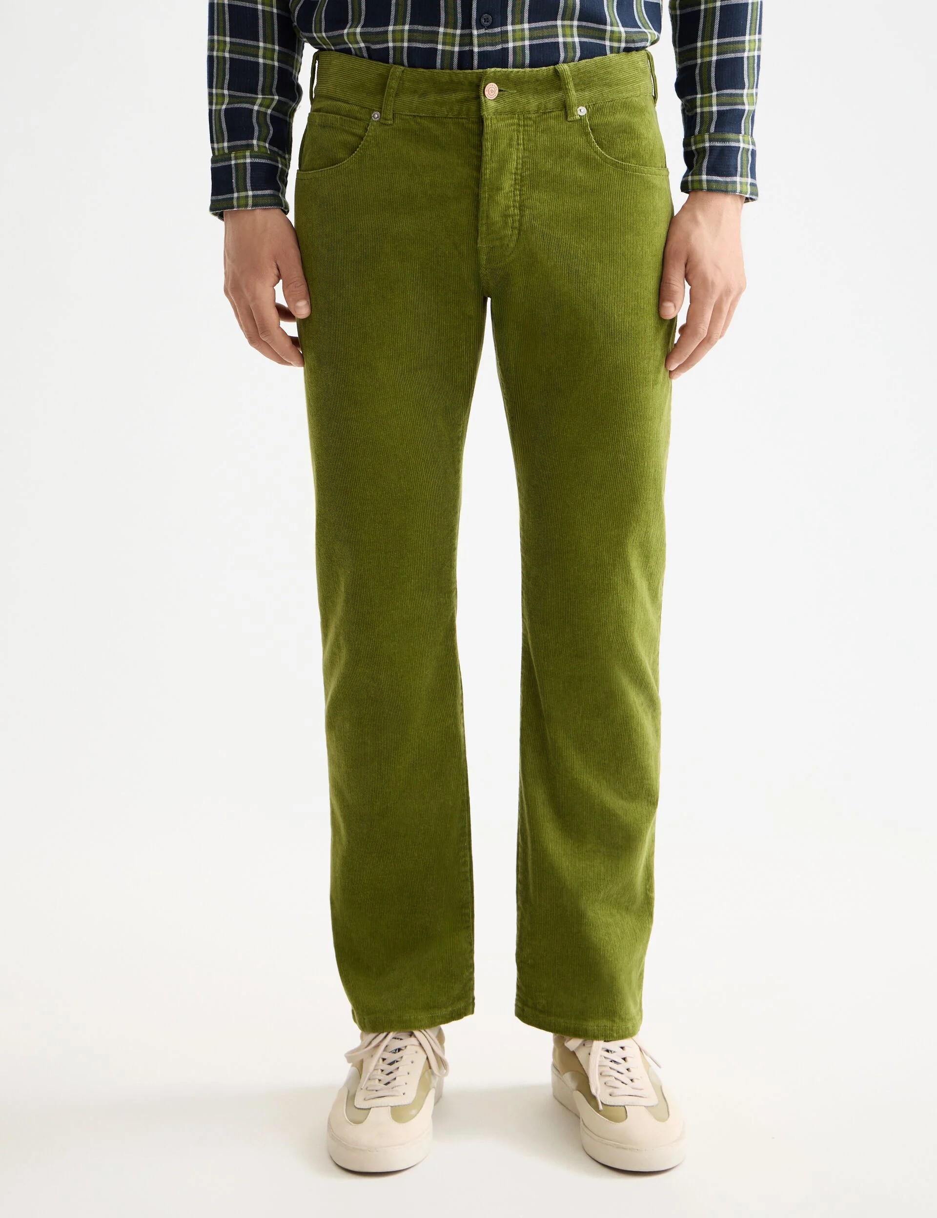 The Zee straight jeans in coloured corduroy
