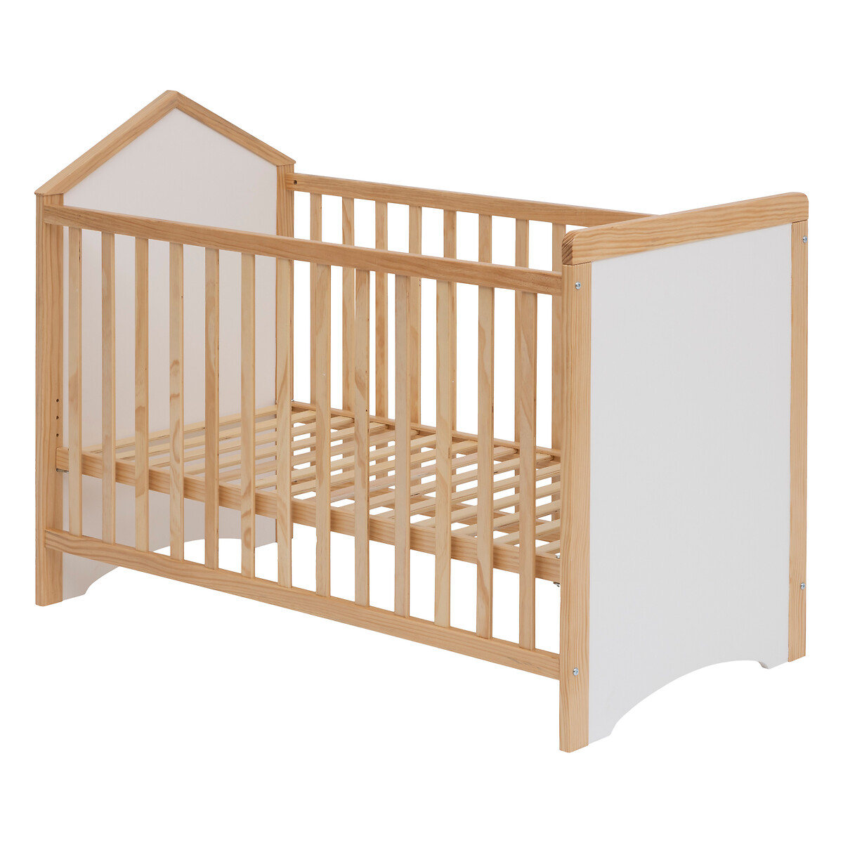 "Sama" integrated box spring cot White, 60x120 cm