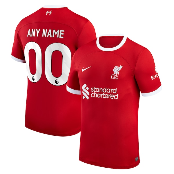 Liverpool Nike 2023/24 Home Replica Custom Jersey - Red