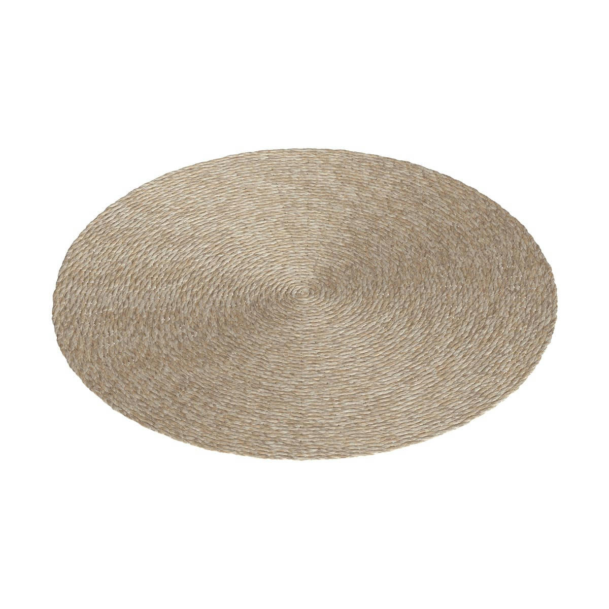 TOSCA - Tapis rond D150 cm en jacinthe d'eau