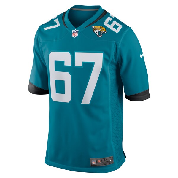 Chandler Brewer Jacksonville Jaguars Nike  Game Jersey -  Teal