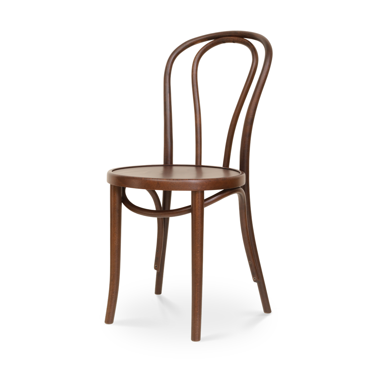 Fameg Vienna Thonet No.18 Houten Bistrostoel Walnoot