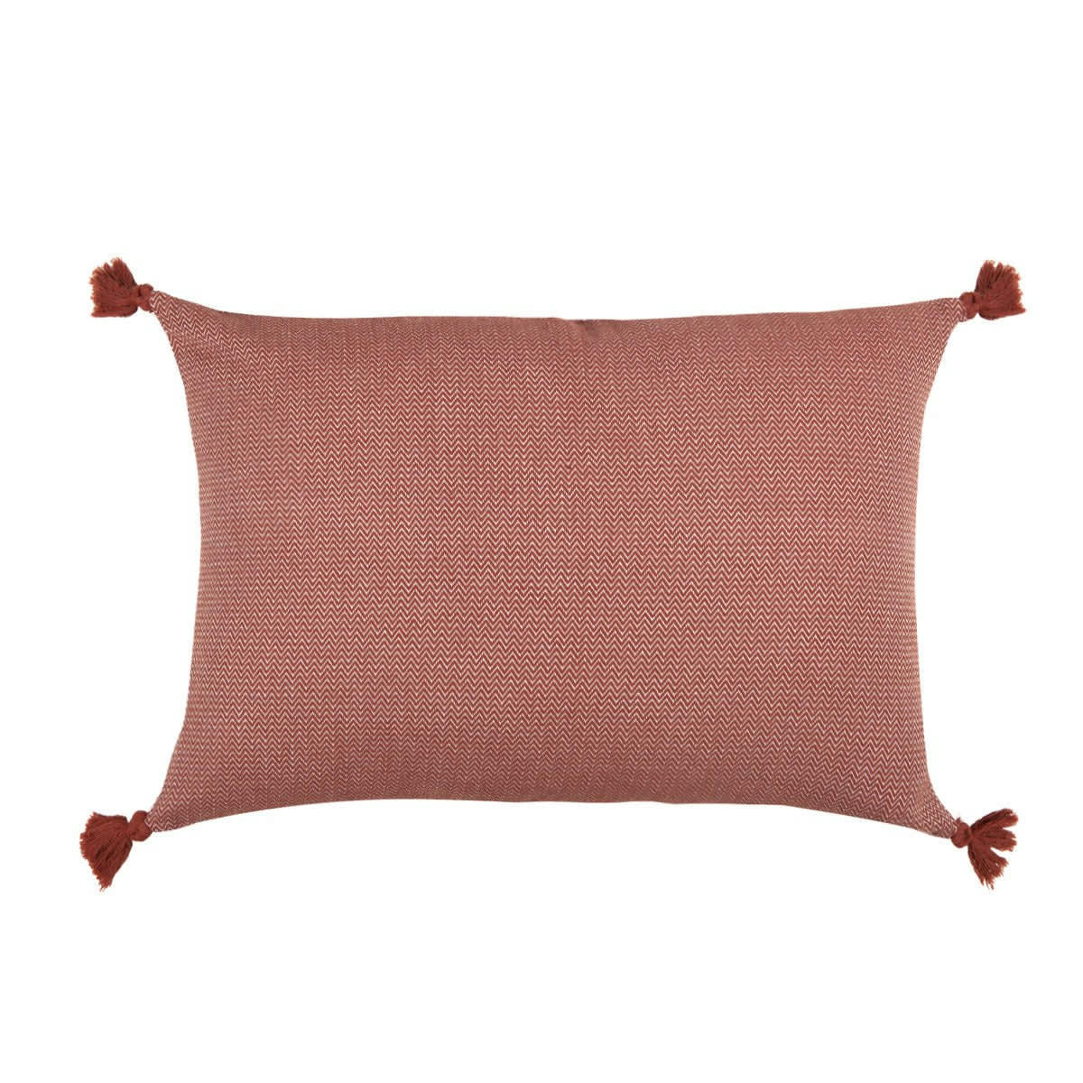STOCKHOLM - Housse de coussin coton  50x30 tomette