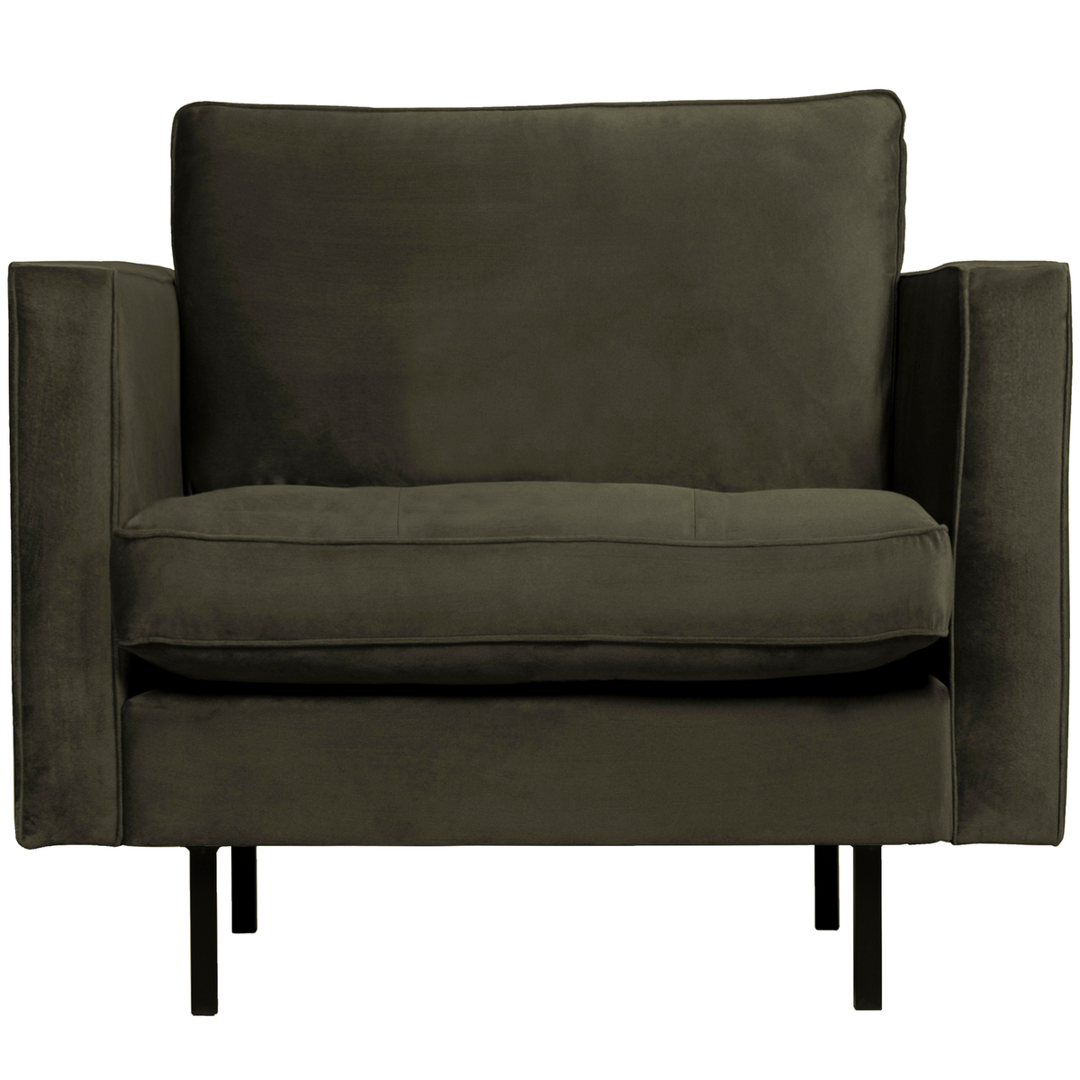 WOOOD classic fauteuil Rodeo - Velvet - Green Hunter - 83x98x88