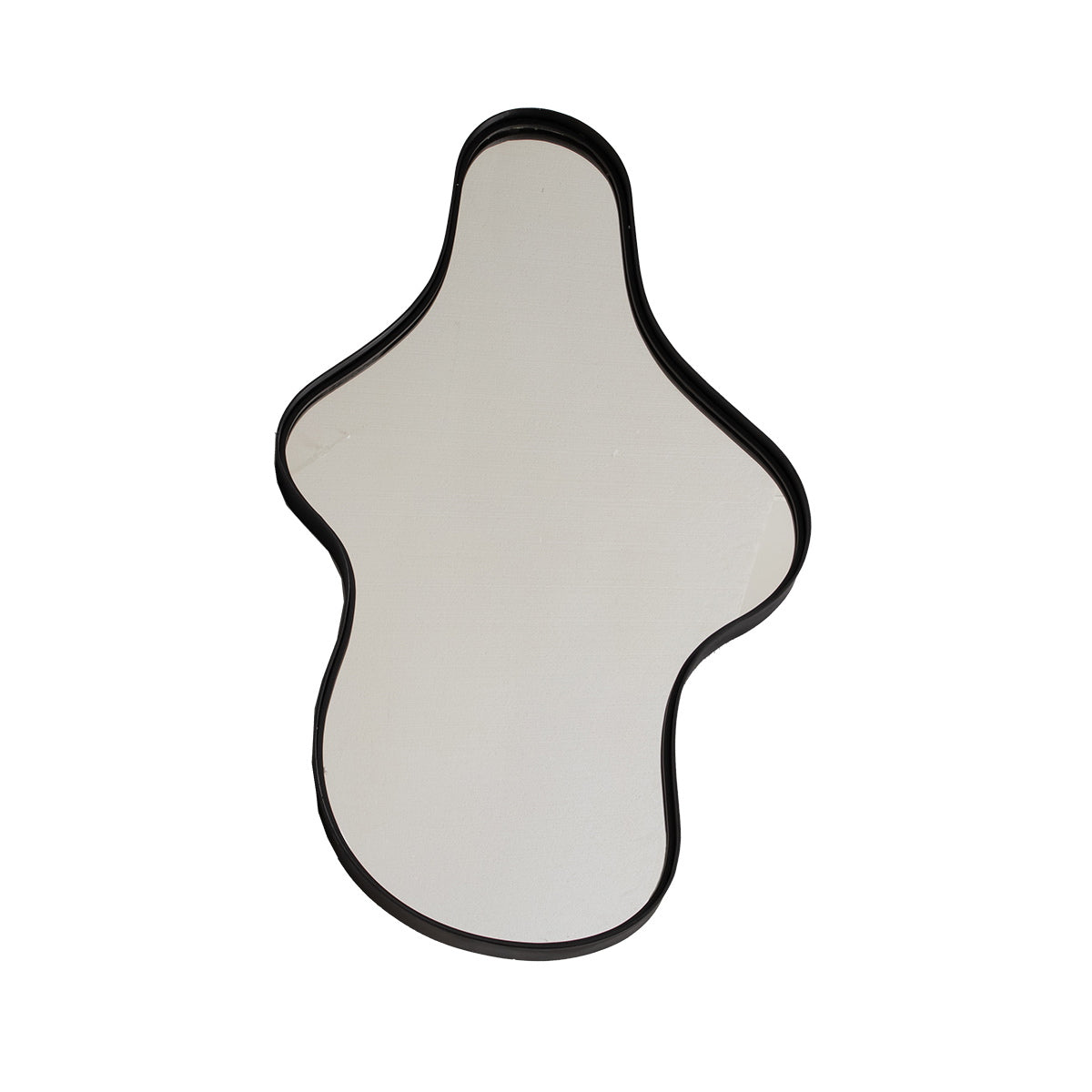 Giga Meubel Spiegel Dory - Organisch - Zwart - 90cm