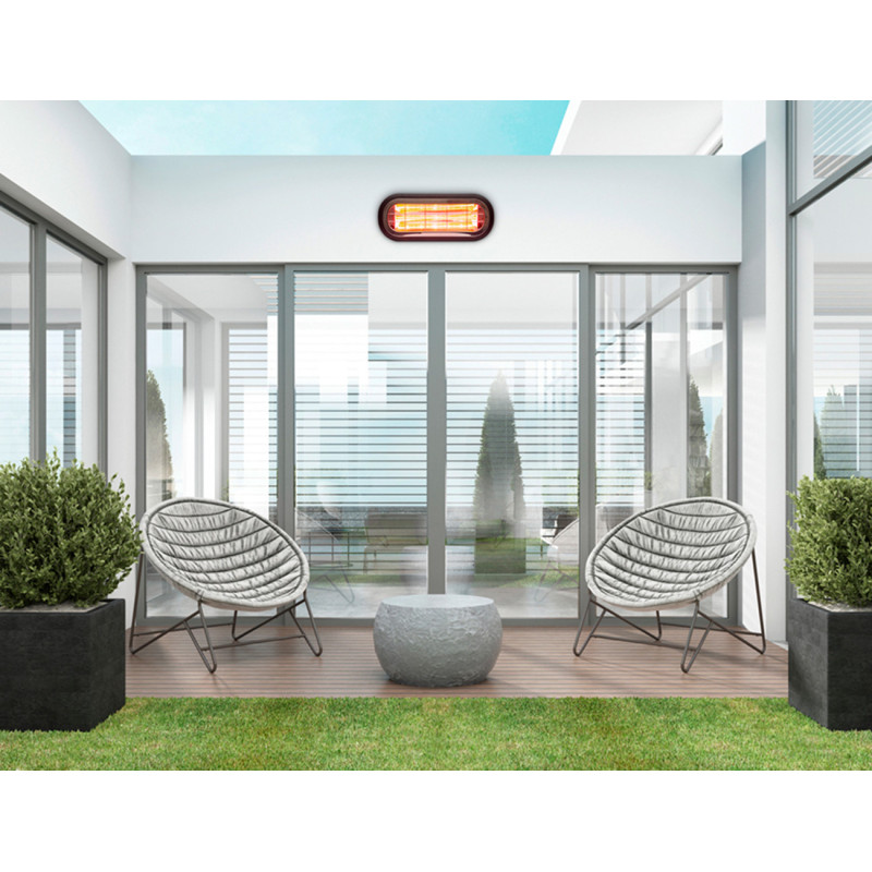 Chauffage de terrasse électrique Eros 2000 W PRACTO GARDEN