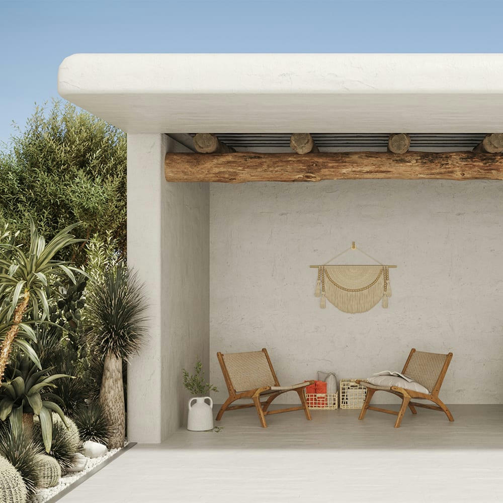 JANICE - Set de 3 paniers en fibres naturelles