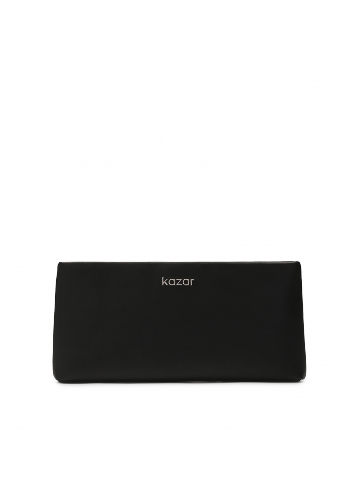 Minimalist black clutch handbag