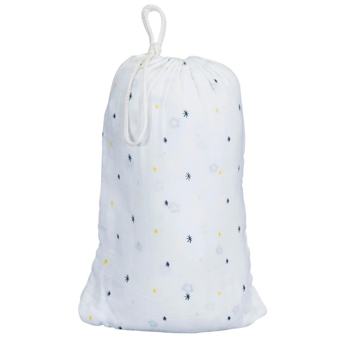 HELLO - Draps housse 140x70 cm en coton bio blanc