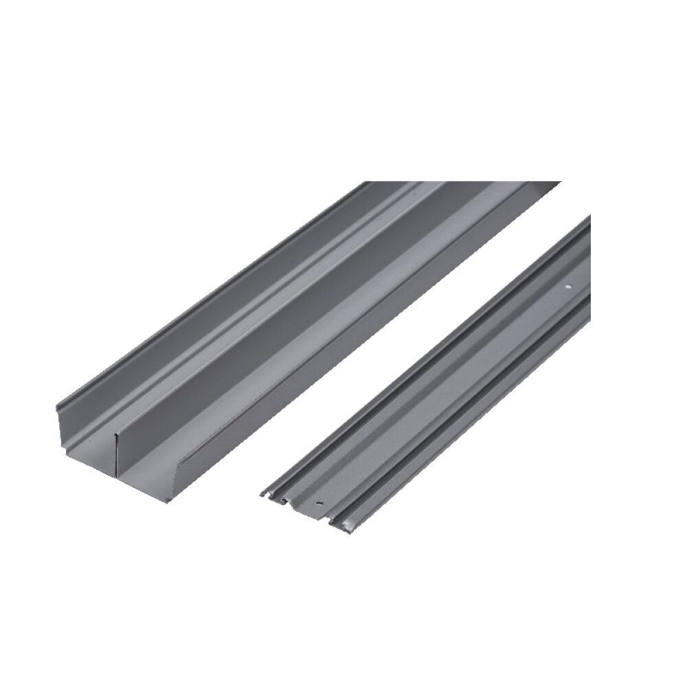 OPTIMUM SKINNESETT GRÅ TOPP BUNN 2400MM