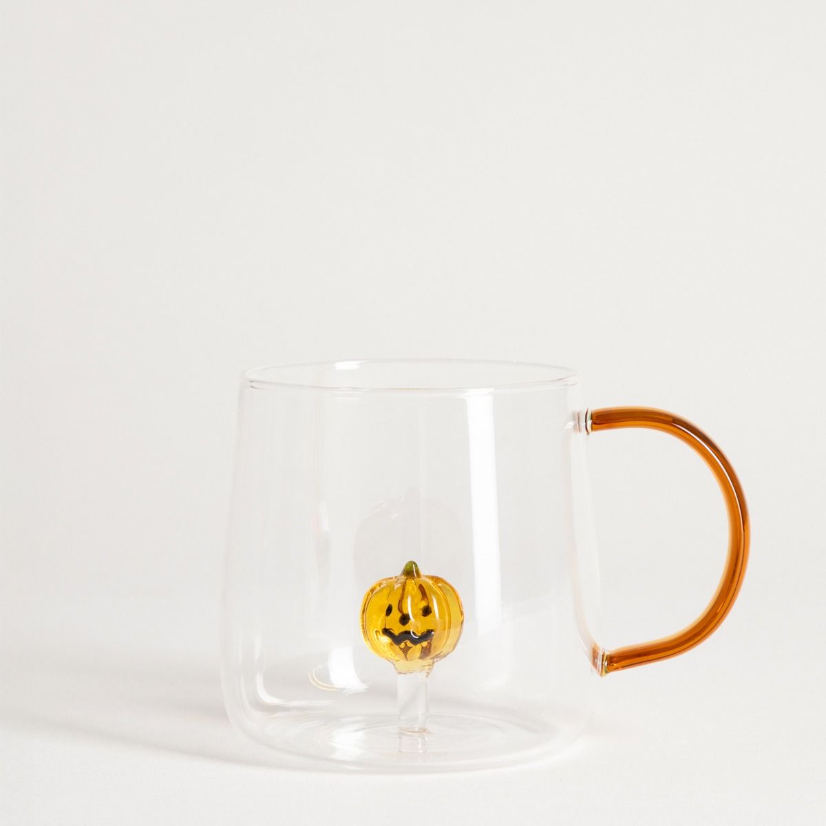 Szklanka PUMPKIN z uchem i dynią w środku 0,47 l