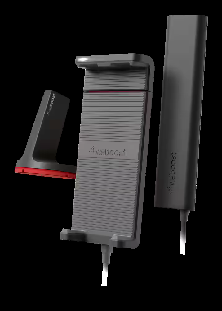 Weboost Drive Sleek 4G Cell Phone Signal Booster Kit with Cradle Mount, All Carriers
