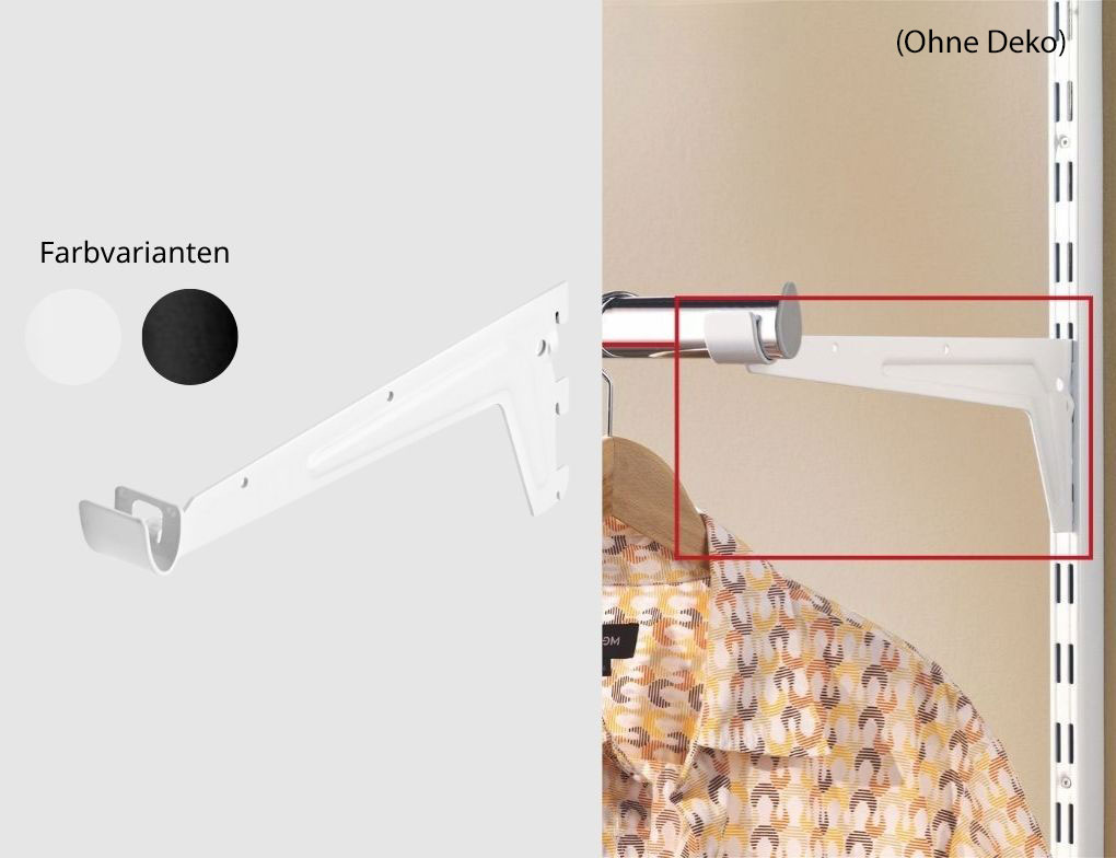 Träger für Kleiderstange 33 cm