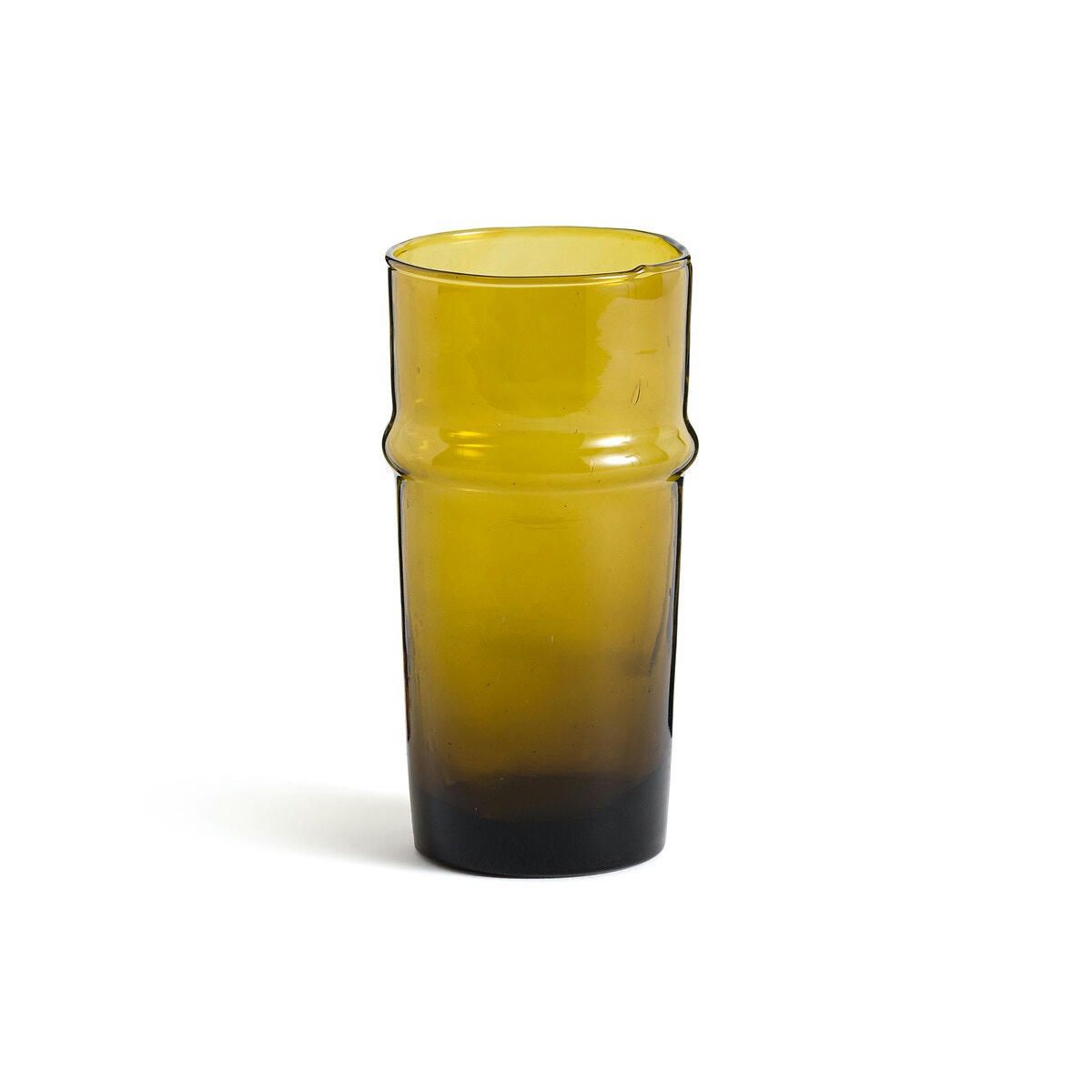 Vase Beldi en verre H20 cm, Pinago