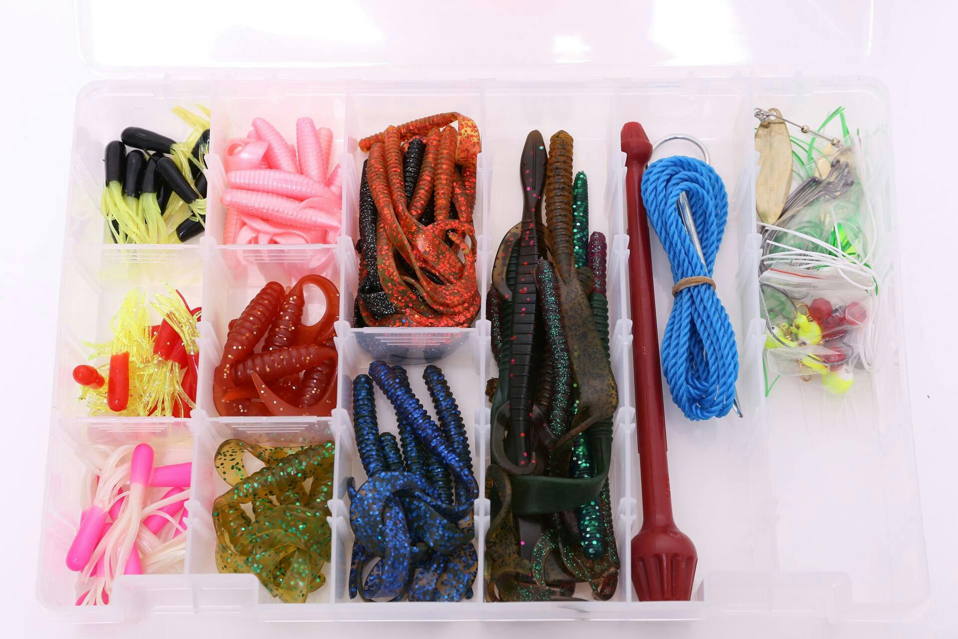 Red Wolf Bass Lure Kit, 120-pc